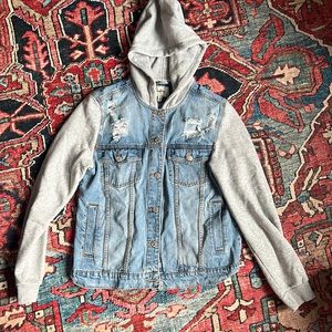 Day trip hooded denim jacket